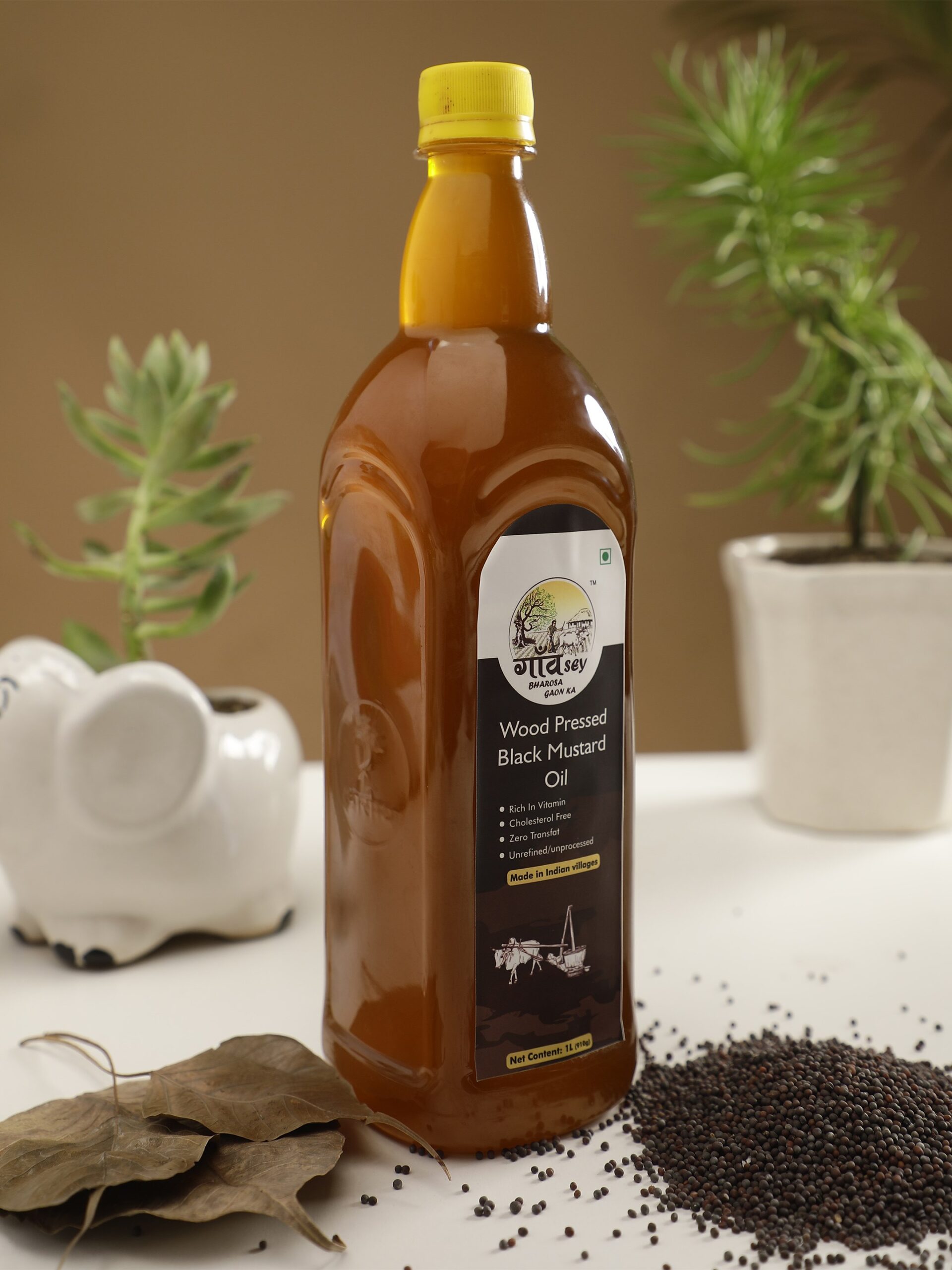 Best Wood-Pressed Black Mustard Oil for Kitchen
